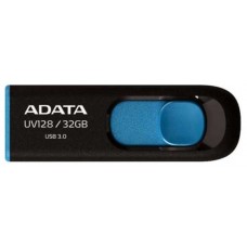 ADATA Lapiz Usb UV128 32GB USB 3.2 Negro/Azul en Huesoi