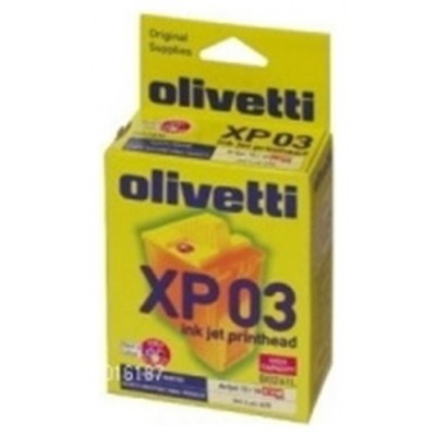 OLIVETTI Cartucho ART JET 10/ 12 /ART JET 300/JET LAB 600 Cartucho 4 Colores XP 03 en Huesoi