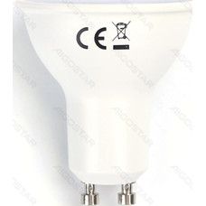 BOMBILLA LED GU10 6W 3000K LUZ CALIDA 480LM AIGOSTAR (Espera 4 dias) en Huesoi