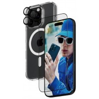 PanzerGlass 3-in-1 Bundle Protec. iPhone 16 Pro en Huesoi