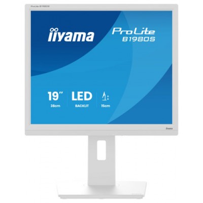 iiyama ProLite B1980S-W1 pantalla para PC 48,3 cm (19") 1280 x 1024 Pixeles SVGA LED Blanco (Espera 4 dias) en Huesoi