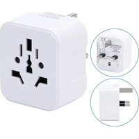 ADAPTADOR DE VIAJE UNIVERSAL A TIPO BRITANICO BLANCO AIGOSTAR (Espera 4 dias) en Huesoi