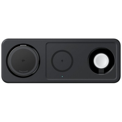 CARGADOR ANKER MAGGO MAGNETIC WIRELESS CHARGER (15W 3-IN-1 PAD BLACK) en Huesoi