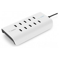 HUB USB 2.0 BELKIN 10 Puertos 2.4Amp USB CHARGER en Huesoi