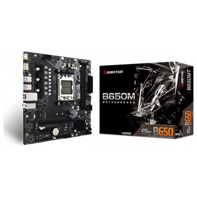 PB BIOSTAR B650MT M-ATX Skt AM5 DISPLAYPORT HDMI en Huesoi