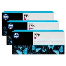 HP Pack 3 Cartuchos GF para Z6200 MG 771C 775ml Magenta en Huesoi