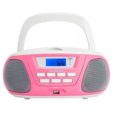 RADIO CD BLUETOOTH PORTABLE AIWA BOOMBOX BBTU-300 PINK en Huesoi