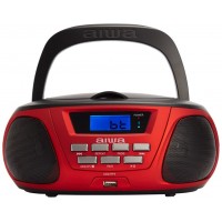 RADIO CD BLUETOOTH PORTABLE AIWA BOOMBOX BBTU-300 RED en Huesoi