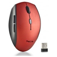 MOUSE NGS WIRELESS BEE RED CON TECLAS SILENCIOSAS en Huesoi MOUSE NGS WIRELESS BEE RED CON TECLAS SILENCIOSAS en Huesoi
