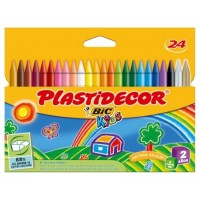 CERA PLASTICA BIC PLASTIDECOR 24UDS en Huesoi