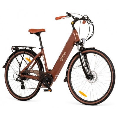 YOUIN YOURIDE VIENA - PASEO - RUEDA 28” - BATERIA INTEGRADA Y EXTRAIBLE - OCRE (Espera 4 dias) en Huesoi