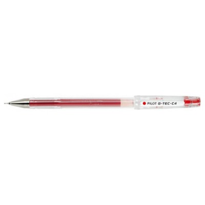 BOLIGRAFO ROLLER G-TEC-C4 BK 0,3 MM ROJO PILOT BL-GC4-R (MIN12) (Espera 4 dias) en Huesoi