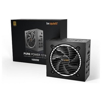 FUENTE ALIMENTACION BEQUIET PURE POWER 12M 1000W ATX 80+ GOLD en Huesoi