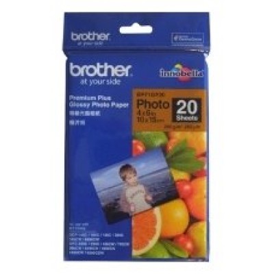 BROTHER Papel Inkjet Glossy 10x15 20h 260g/m2 en Huesoi