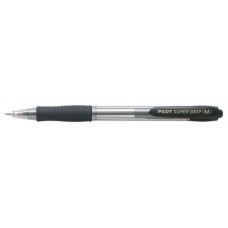 BOLIGRAFO PILOT SUPERGRIP NEGRO 12U en Huesoi