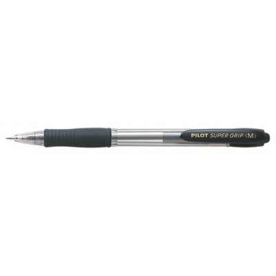 BOLIGRAFO PILOT SUPERGRIP NEGRO 12U en Huesoi