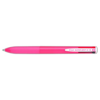 BOLIGRAFO SUPERGRIP G - 4 COLORES - CUERPO COLOR- ROSA PILOT BPKGG-35M-P (MIN12) (Espera 4 dias) en Huesoi