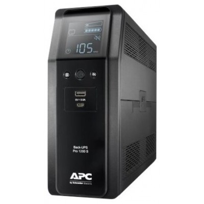 APC BACK UPS PRO BR 1200VA sistema de alimentación ininterrumpida (UPS) Línea interactiva 1,2 kVA 720 W 8 salidas AC (Espera 4 dias) en Huesoi