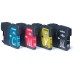 TINTA BROTHER LC-1100VALBP PACK CUATRICOLOR C/M/Y/BK (Espera 4 dias) en Huesoi