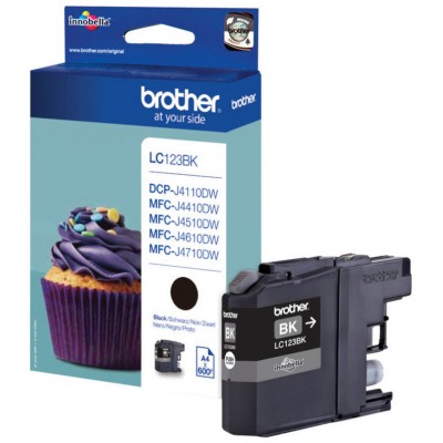TINTA BROTHER LC-123BK NEGRO (Espera 4 dias) en Huesoi