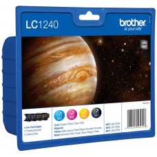 TINTA BROTHER LC-1240VALBP PACK CUATRICOLOR C/M/Y/BK (Espera 4 dias) en Huesoi
