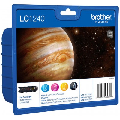 TINTA BROTHER LC-1240VALBP PACK CUATRICOLOR C/M/Y/BK (Espera 4 dias) en Huesoi