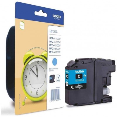 TINTA BROTHER LC-125XLC CIAN 1.200PAG (Espera 4 dias) en Huesoi