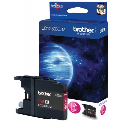 TINTA BROTHER LC-1280XLM MAGENTA ALTA CAPACIDAD (Espera 4 dias) en Huesoi