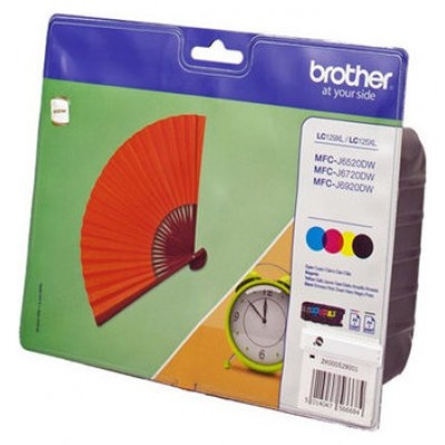 TINTA BROTHER LC-129XLVALBP PACK 4 COLORES (Espera 4 dias) en Huesoi