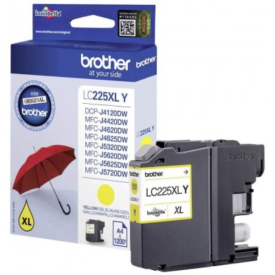 TINTA BROTHER LC-225XLY AMARILLO ALTA CAPACIDAD (Espera 4 dias) en Huesoi