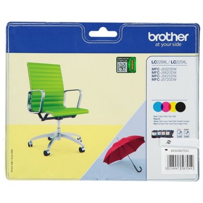 TINTA BROTHER LC229XL PACK 4 CARTUCHOS (Espera 4 dias) en Huesoi