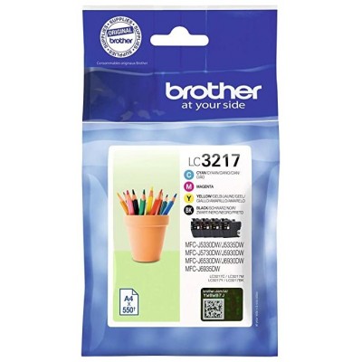TINTA BROTHER LC3217VAL PACK 4 CART (Espera 4 dias) en Huesoi