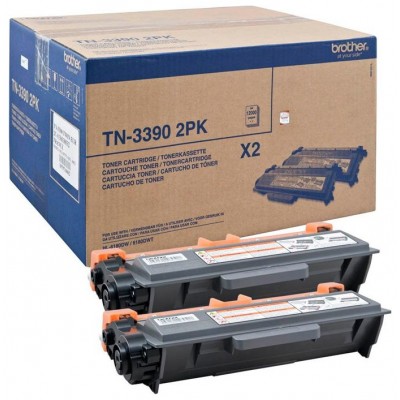 TONER BROTHER TN3390 PACK 2UD 24000PAG (Espera 4 dias) en Huesoi
