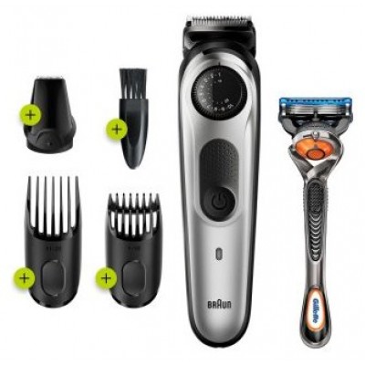 RECORTADORA DE BARBA BRAUN BT5260 + GILLETTE F5 en Huesoi