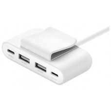 HUB BELKIN BUZ001BT2MWHB7 EXTENSOR 4 PUERTOS 2 USB-C 2 en Huesoi