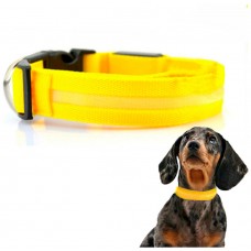 Collar Mascotas LED Biwond Talla M Amarillo (Espera 2 dias) en Huesoi