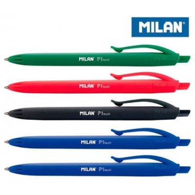 BLÍSTER 5 BOLÍGRAFOS P1 TOUCH (2 AZUL, NEGRO, ROJO Y VERDE) MILAN BWM10321 (Espera 4 dias) en Huesoi