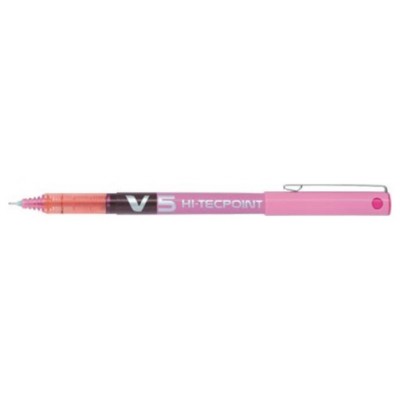 BOLIGRAFO ROLLER TINTA LIQUIDA V5 ROSA PILOT BX-V5-P (MIN12) (Espera 4 dias) en Huesoi