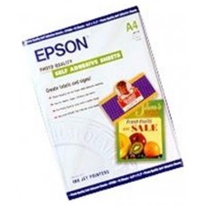 Epson Papel Autoadhesivo Especial HQ. A4, 10 Hojas de 167g. en Huesoi