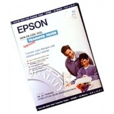 Epson Papel Transfer Cool Peel, Tranferencia Sobre Tela. A4, 10 Hojas de 124g. en Huesoi