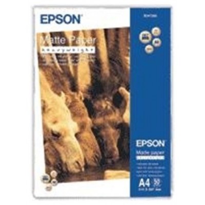 Epson Papel Mate de Alto Gramaje, A4, 50 Hojas de 167g. Matte Paper Heavy Weight en Huesoi