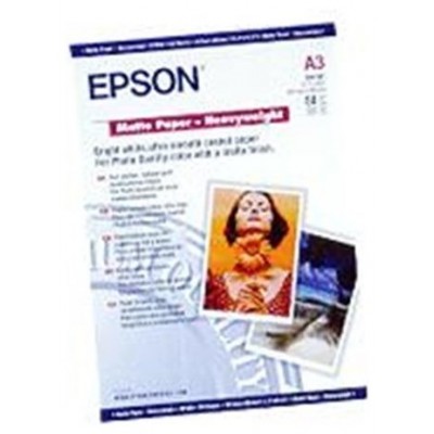 Epson Papel Mate de Alto Gramaje, A3, 50 Hojas de 167g. Matte Paper Heavy Weight en Huesoi