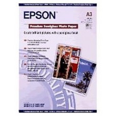 Epson Papel Fotografico Semibrillo (Premium SemiGlossy Photo) A3, 20 Hojas de 251g. en Huesoi