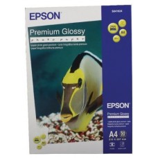Epson Papel Premium Glossy Photo 255g, 50 Hojas de A4 en Huesoi