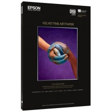 Epson GF Papel Velvet Fine Art. A3+, 20 h, 260g. en Huesoi