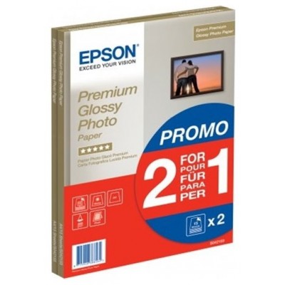 Epson Papel Premium Glossy Photo 255 gr, A4, 15h. Promocion 2x1 en Huesoi