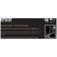 Epson GF papel Photo Traditional 24&quot  x 15,2m - 300 g/m2 en Huesoi