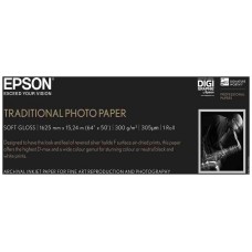 Epson GF papel Photo Traditional 64"  x 15,2m - 300 g/m2 en Huesoi