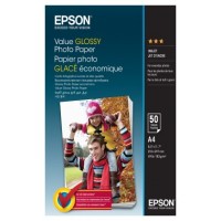 EPSON Value Glossy Photo Paper - A4 - 50 Hojas en Huesoi