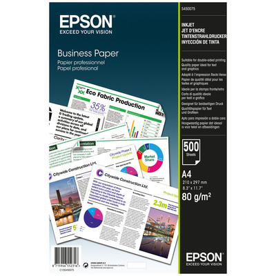 Epson Papel Business Inkjet A4 de Epson, 80 g/m², 500 hojas en Huesoi Epson Papel Business Inkjet A4 de Epson, 80 g/m², 500 hojas en Huesoi